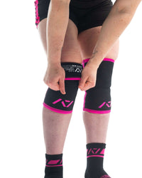 Hourglass Knee Sleeves - Flamingo - Flexi (IPF Approved)