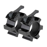 Aluminium Barbell Lock Jaw Collars (black)