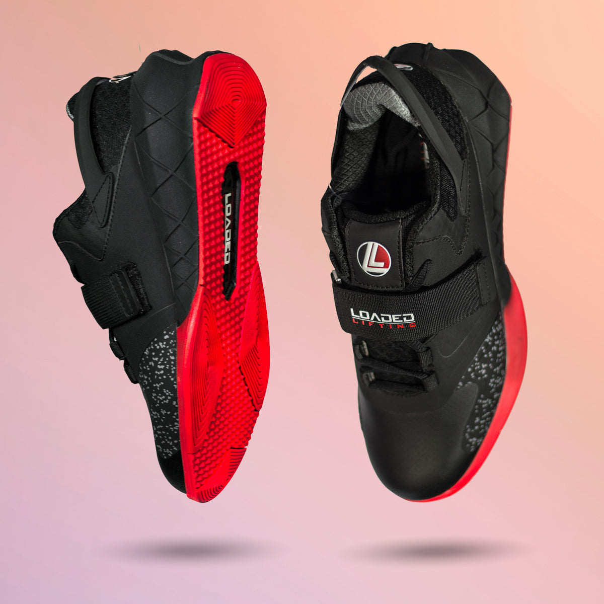 PowerLift Prodigy Shoes (Black Crimson)
