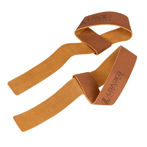 Leather Pulling Straps - Tan