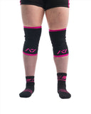 Hourglass Knee Sleeves - Flamingo - Rigor Mortis (IPF Approved)