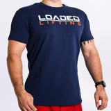 Loaded Lifting apparel Tshirt LL, Men's (Navy)