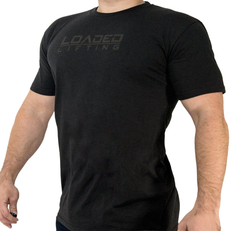 Tshirt Marle, Mens (Black/Stealth) Mensapparel Loaded Lifting