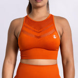Loaded Lifting apparel Vibe - Sports Bra (Burnt Orange)
