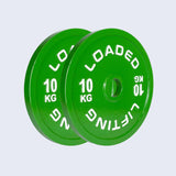 Loaded Lifting Equipment Weight Plates 10kg Calibrated Cast Iron Weight Plates 2.0 (pair)