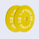 Loaded Lifting Equipment Weight Plates 15kg Calibrated Cast Iron Weight Plates 2.0 (pair)