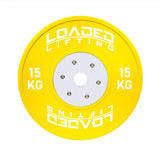 Loaded Lifting Equipment Weight Plates Competition Bumper Plates (pair)